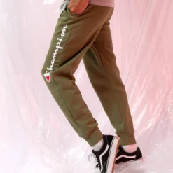 Champion Logo Cuff Track Pants