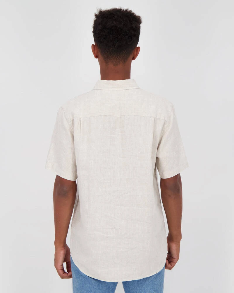 Hampton Linen Short Sleeve Shirt - Image 2