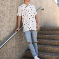 Embellish Short Sleeve Shirt