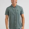 RVCA Cassidy Stripe Short Sleeve Shirt
