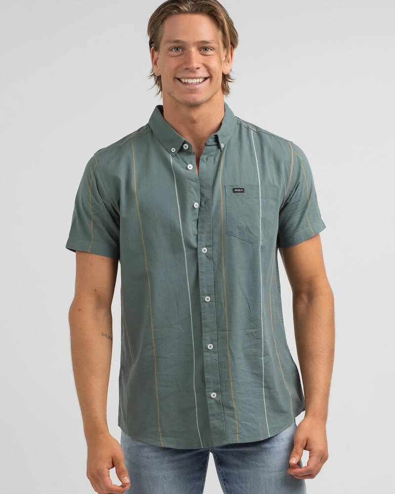 RVCA Cassidy Stripe Short Sleeve Shirt