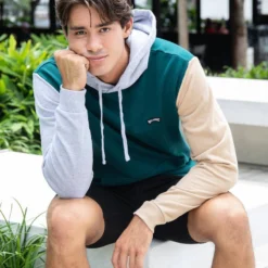 Billabong Colour Block Pop Hooded Sweatshirt