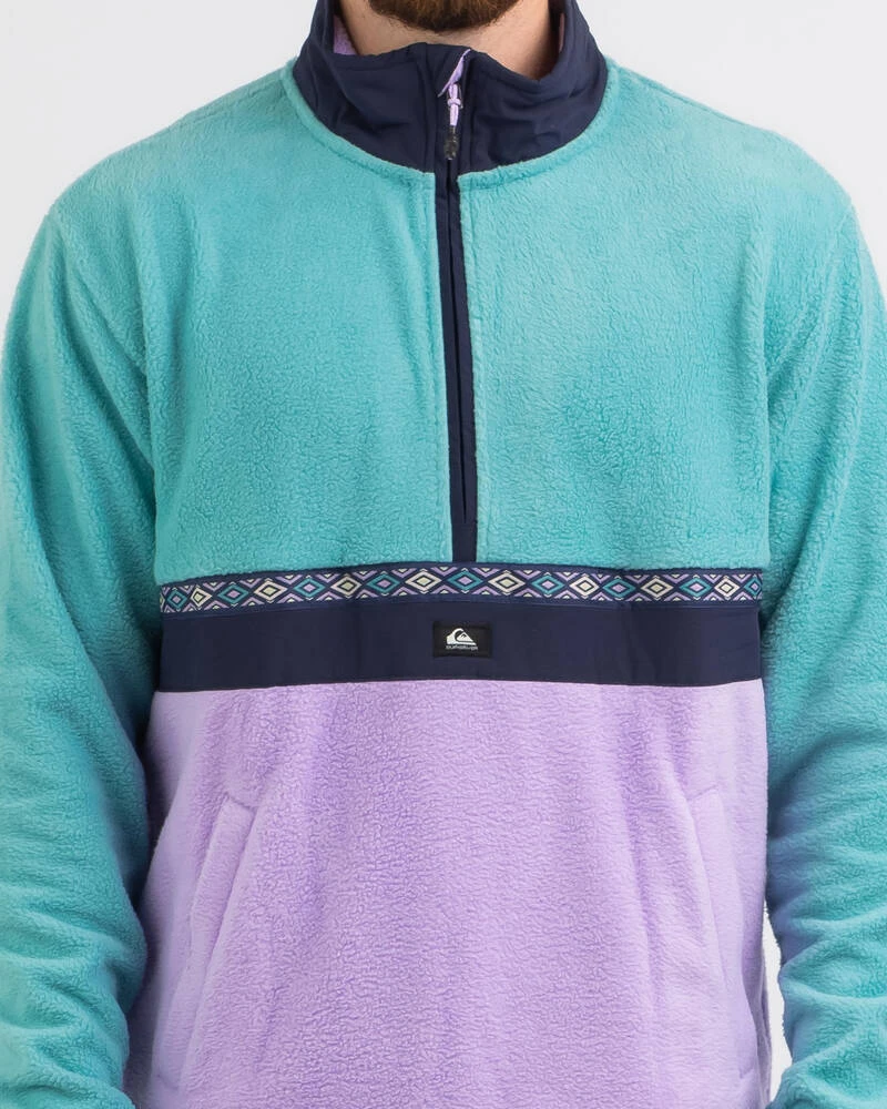 Quiksilver Clean Coasts Half-Zip Fleece Jacket - Image 4