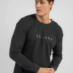 Waffle Crewneck Sweatshirt