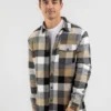 Copper Long Sleeve Flannel Shirt