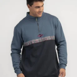 Affirmative Quarter Zip Crew Sweatshirt