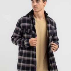 Dexter Detach Hooded Flanno