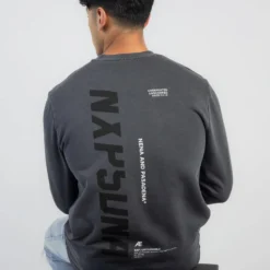Linear Dual Curved Sweatshirt