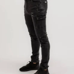 Blackout Cargo Jeans