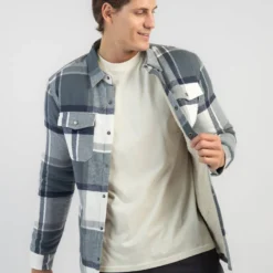 Plaid Long Sleeve Flannel Shirt