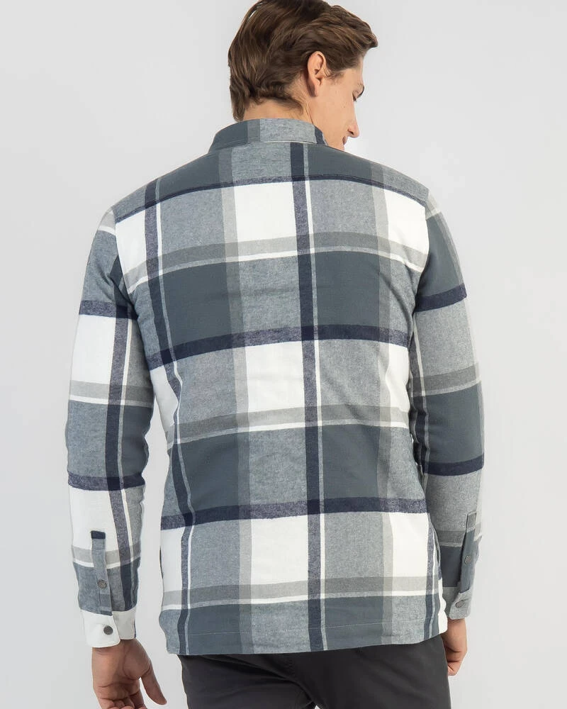 Plaid Long Sleeve Flannel Shirt - Image 3