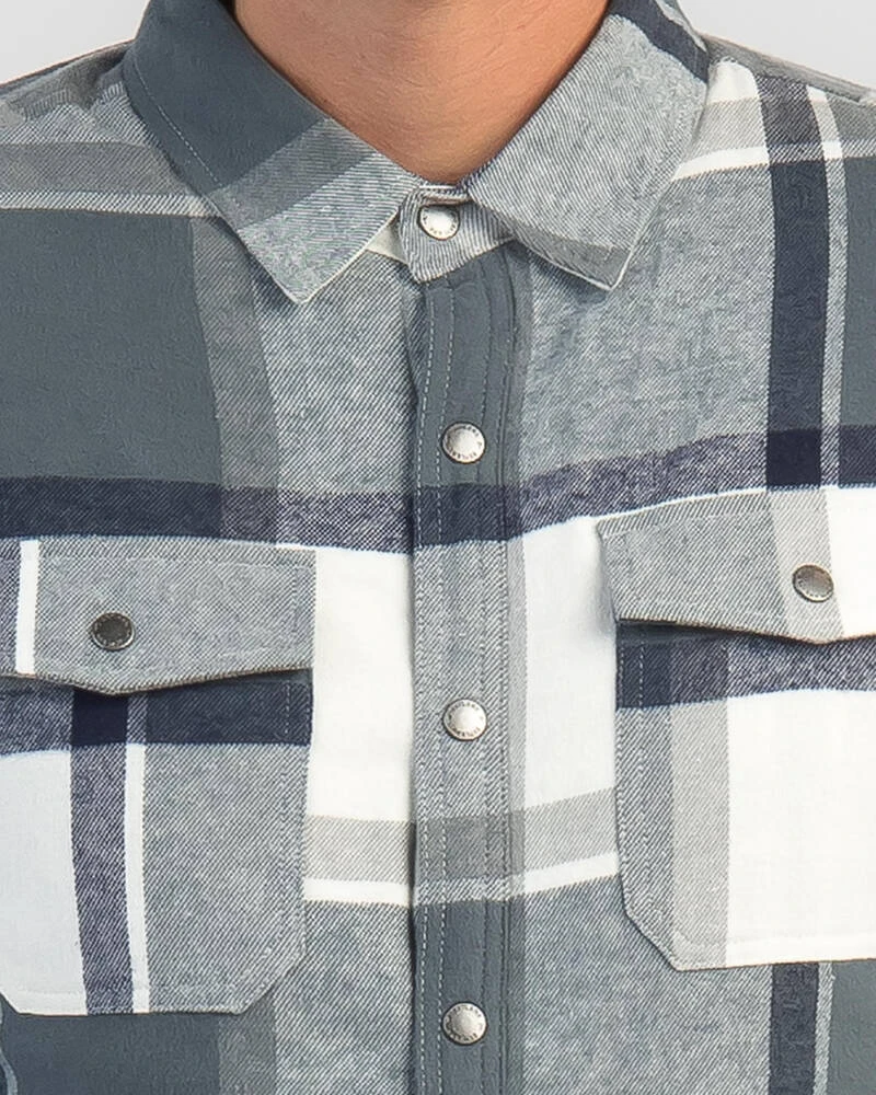 Plaid Long Sleeve Flannel Shirt - Image 4