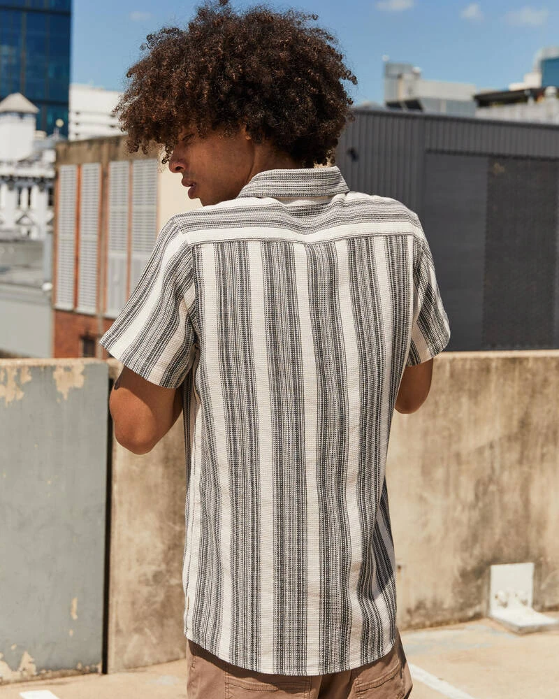 Bordered Short Sleeve Shirt - Image 2