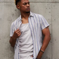 Striped Short Sleeve Shirt