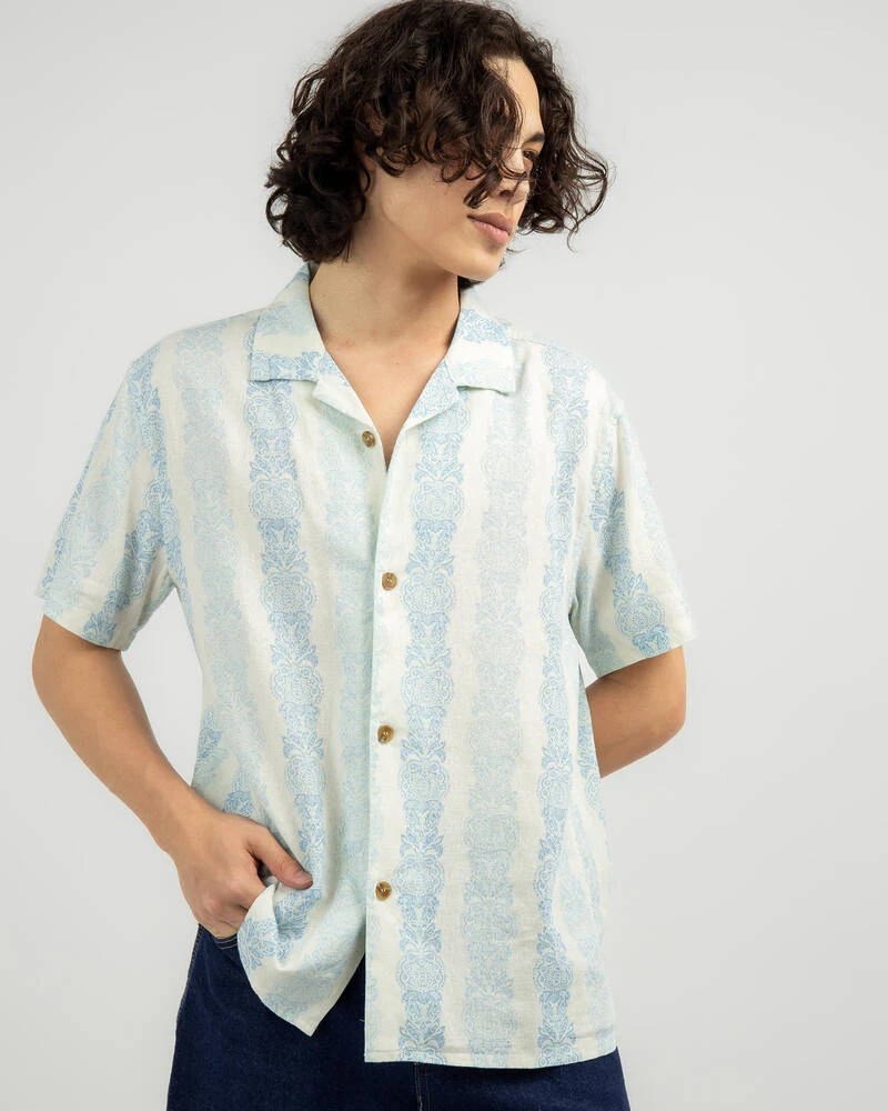 Rhythm Pineapple Stripe Short Sleeve Shirt - Image 3