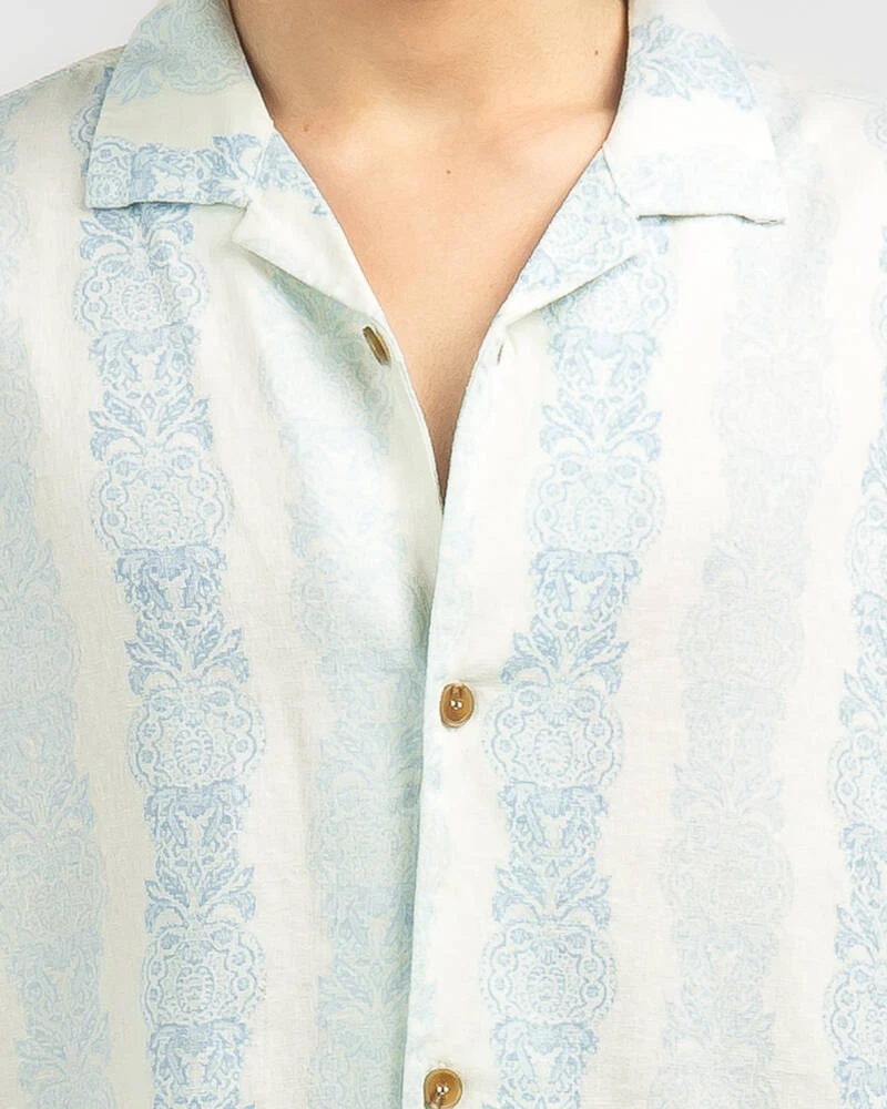 Rhythm Pineapple Stripe Short Sleeve Shirt - Image 4